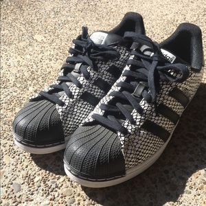 Black & White Adidas Superstar Snake Pack